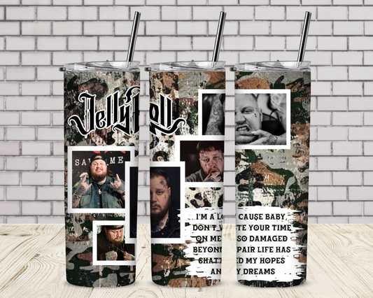 Life Of Jelly Roll Sublimation Tumbler