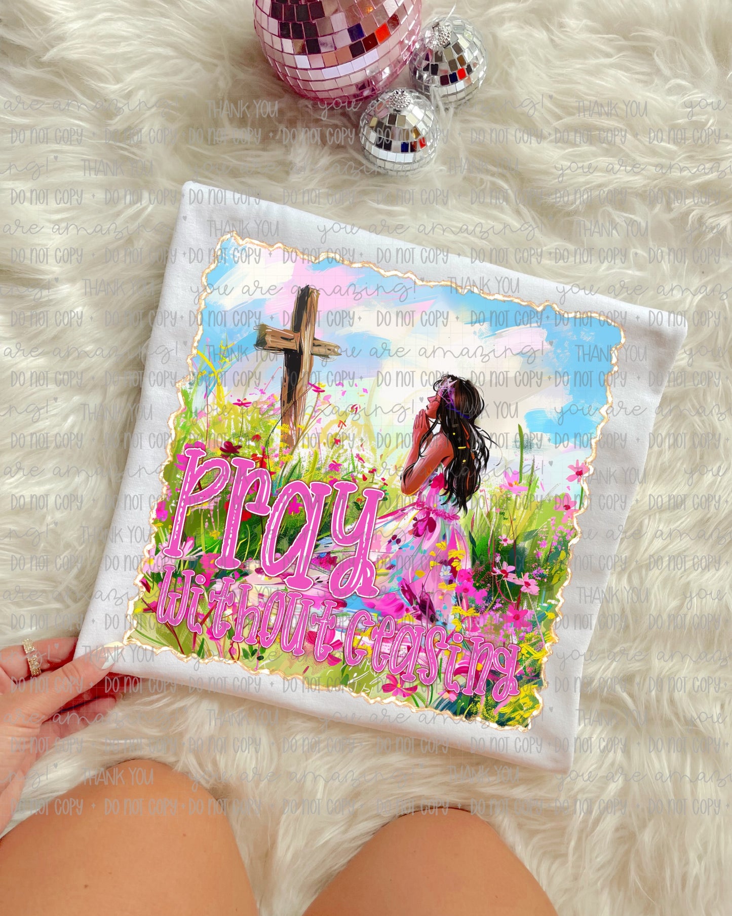 Little Girl Pray Without Ceasing