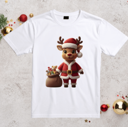 Faux Little Knitted Reindeer