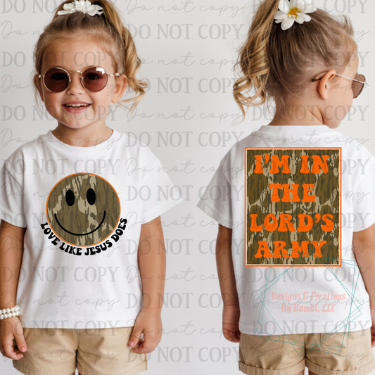 Lord's Army Orange (Front/Back)