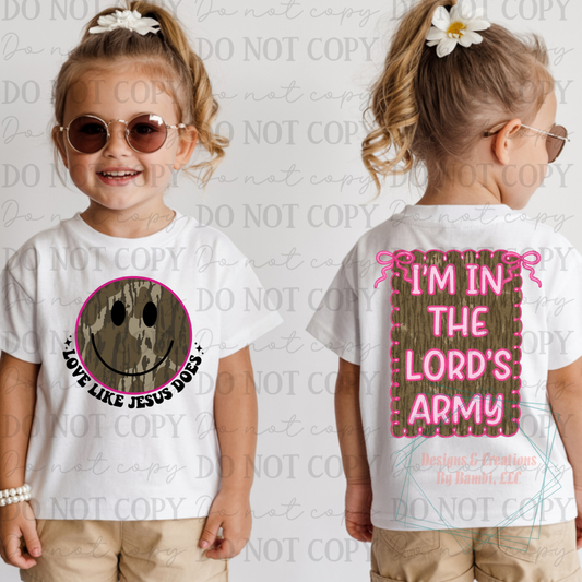 Lord's Army Pink (Front/Back)