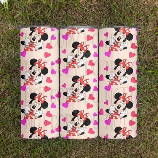 Love and Mouse 20 oz Sublimation Tumbler