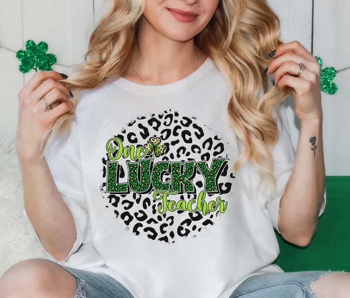 Lucky Teacher Leopard Circle