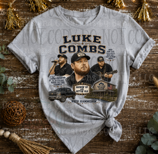 Luke Combs Faux Embroidery