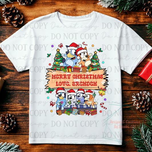 Personalized Blue Christmas Collection