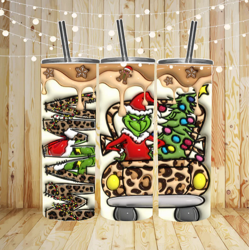 Mama Grinch Sublimation Tumbler