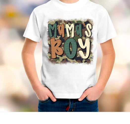 Mama's Boy Camo Background