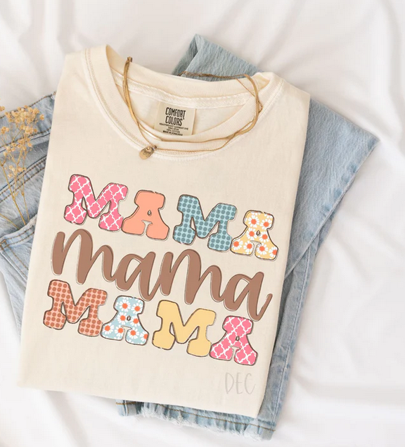 Mama Floral Gingham