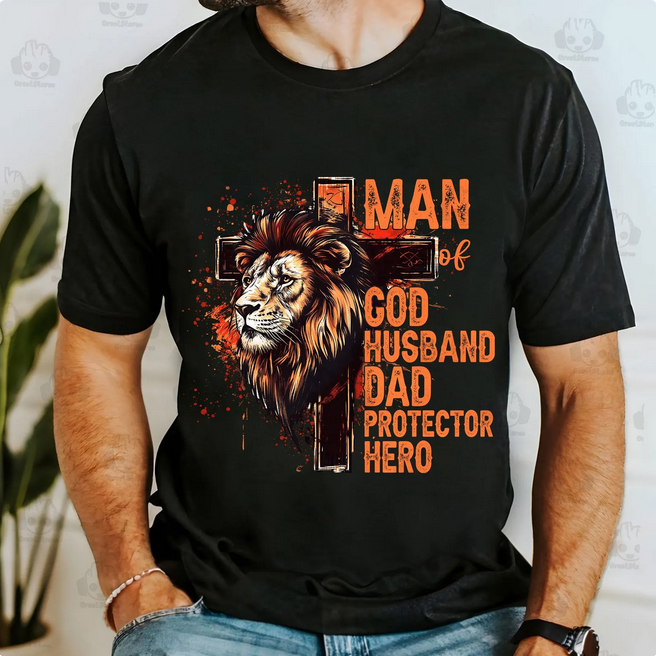 Man of God With Lion