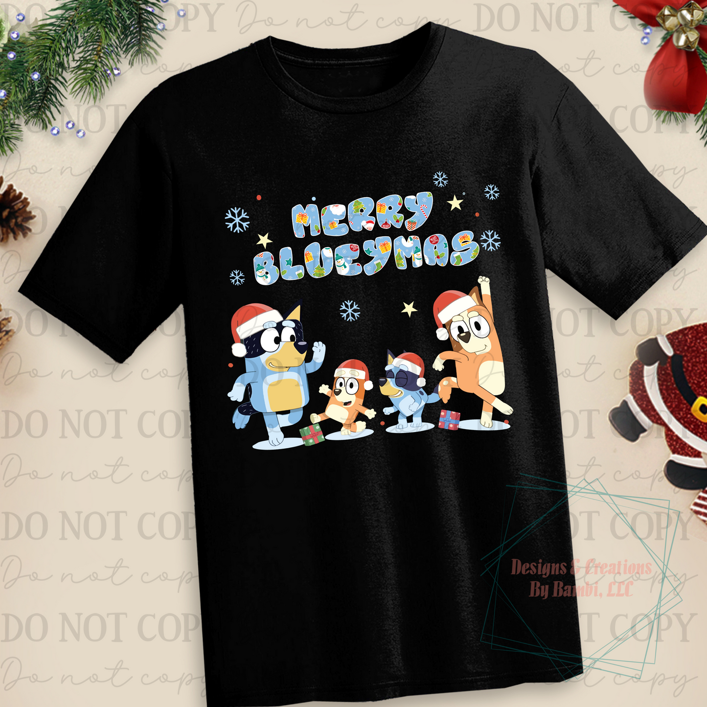 Merry Blueymas with Friends