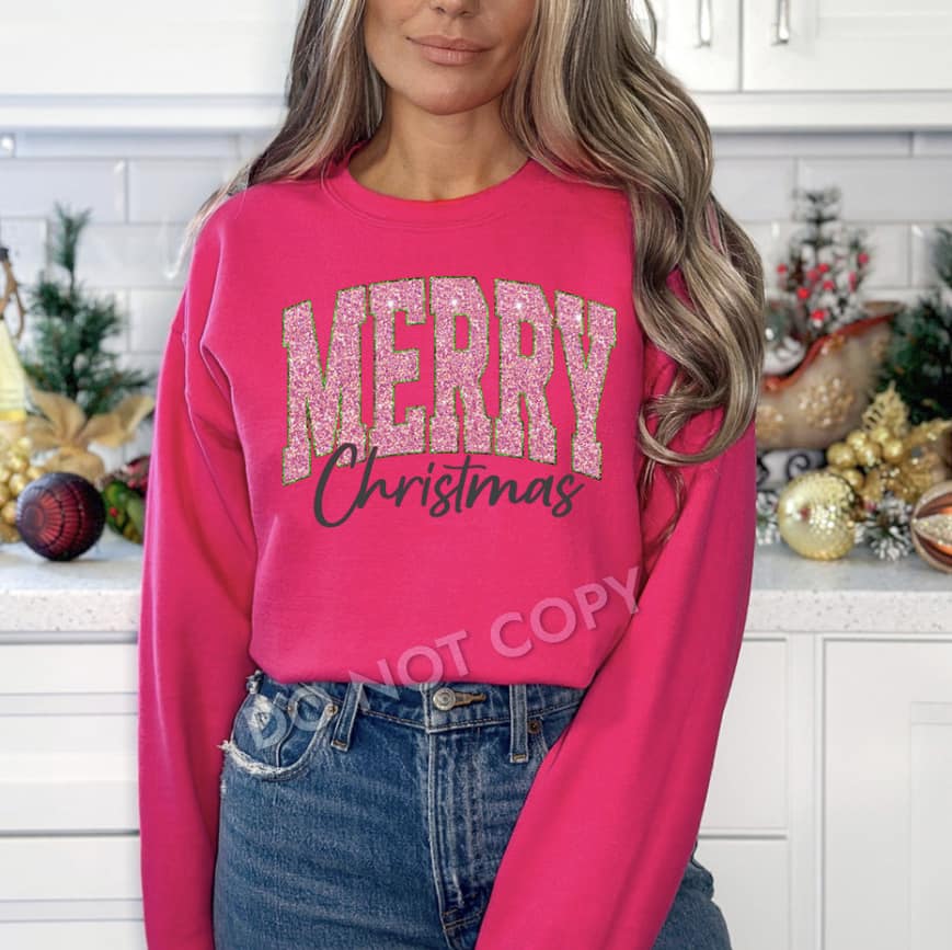 Pink Merry Christmas