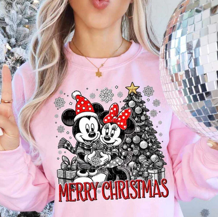 Merry Christmas Mickey and Minnie Style