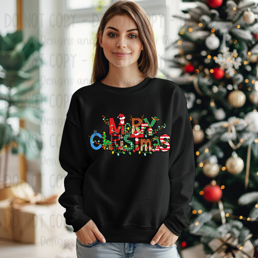 Merry Christmas In Different Prints