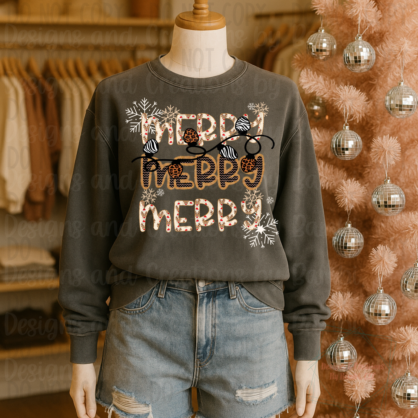 Merry Merry Merry with Reindeer