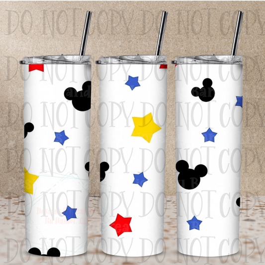 Mickey Faces 20 oz Sublimation Tumbler