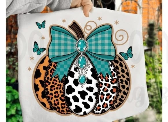 Multi Patterned Animal Print Single Pumpkin