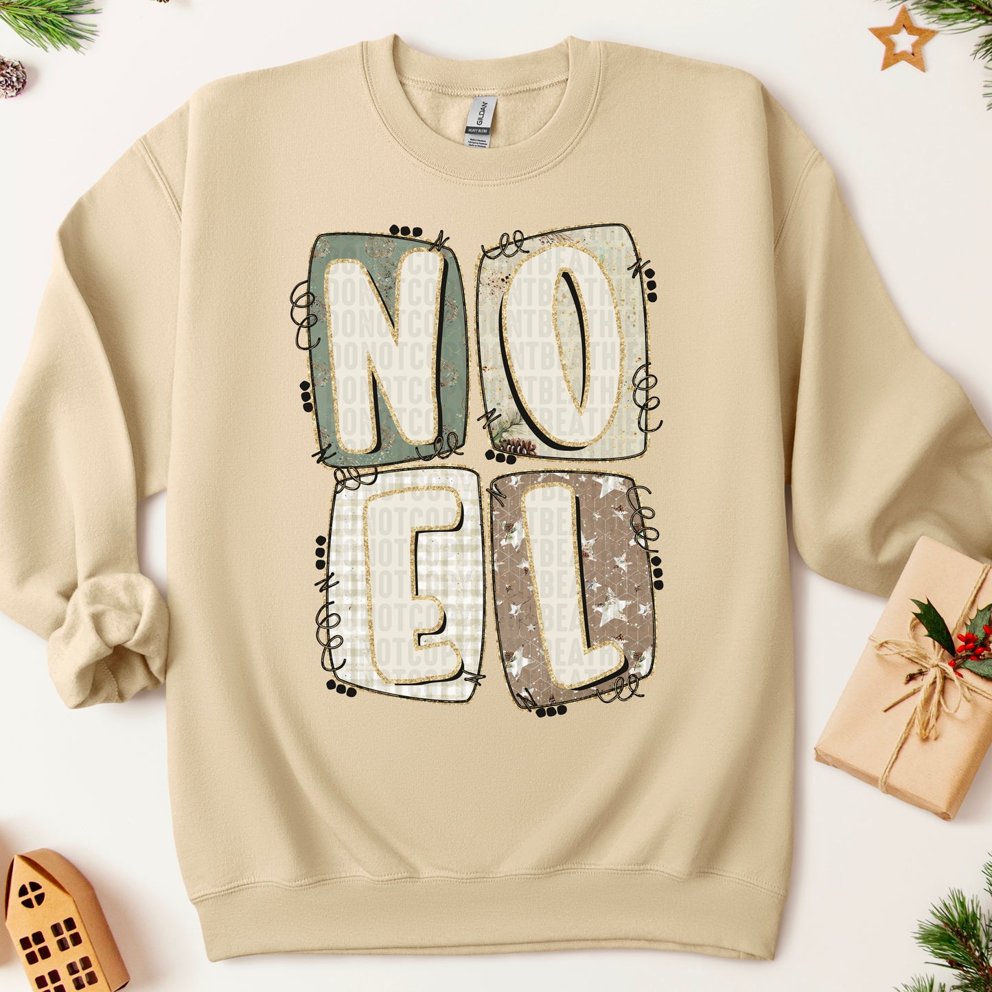 Noel in Block Letters