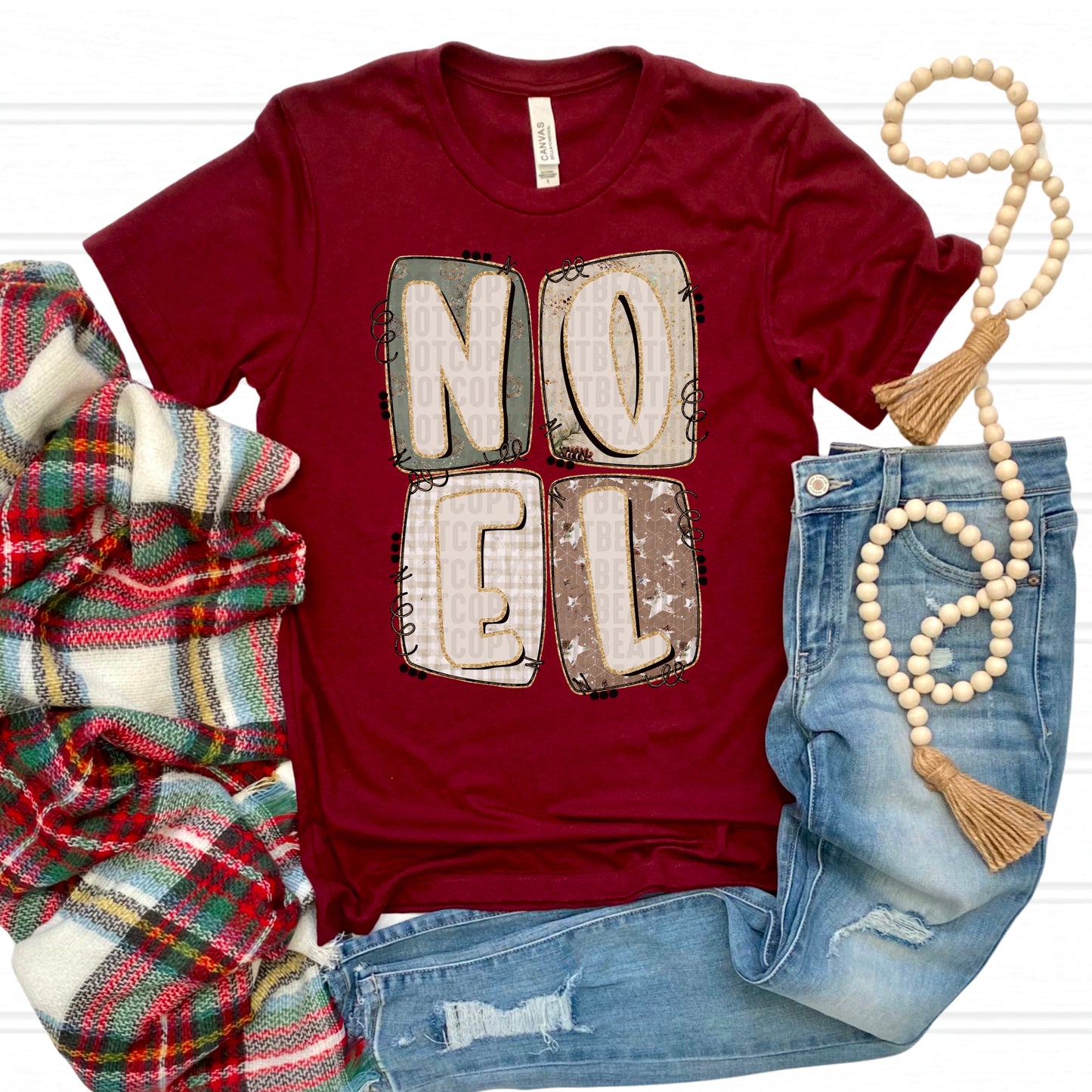 Noel in Block Letters