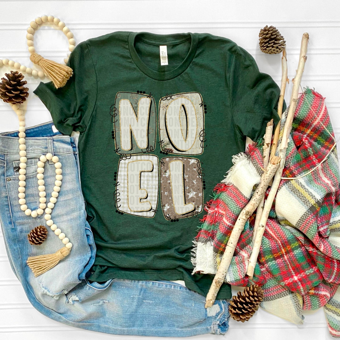 Noel in Block Letters