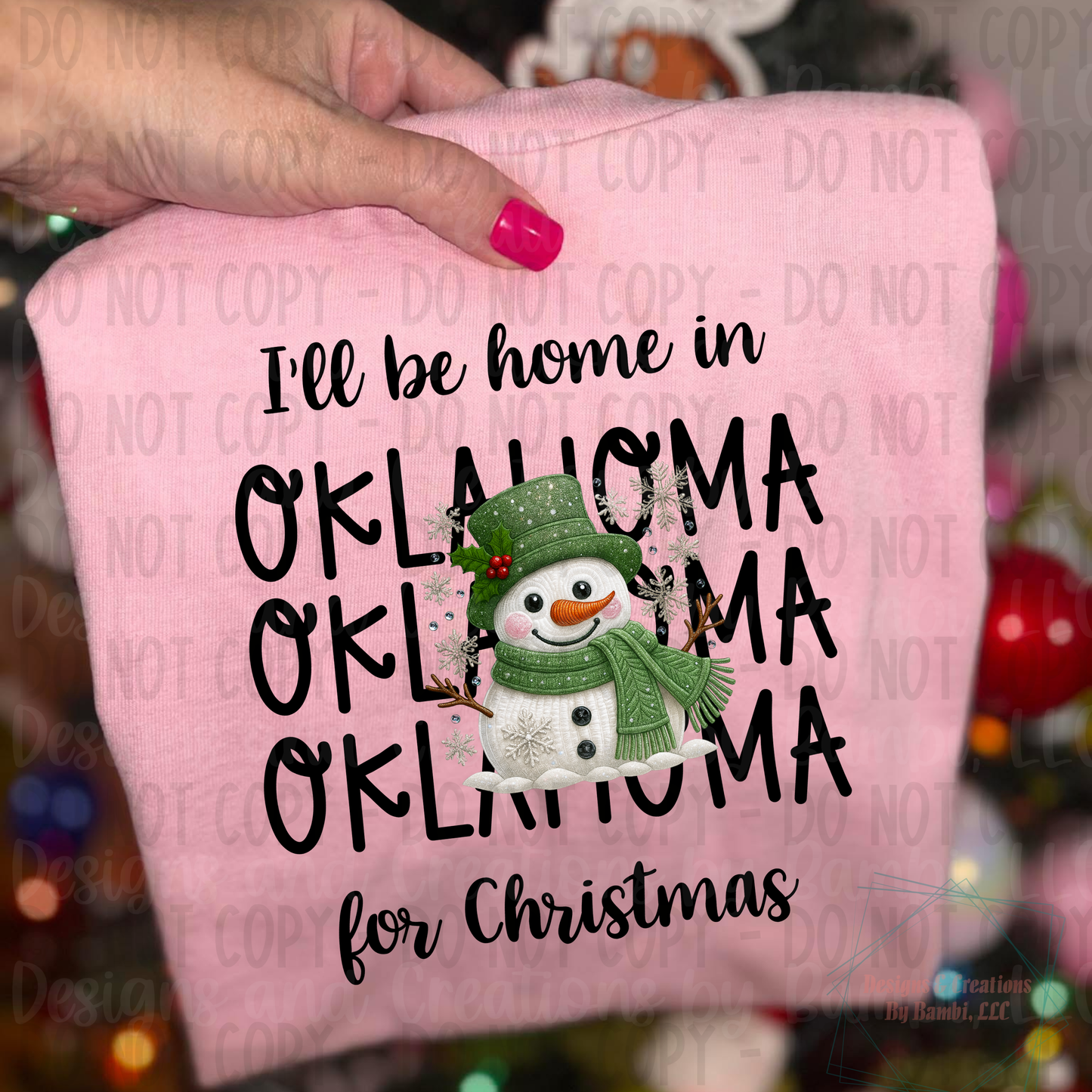 I'll Be Home in States Sage Snowman Black Font Digital Bundle