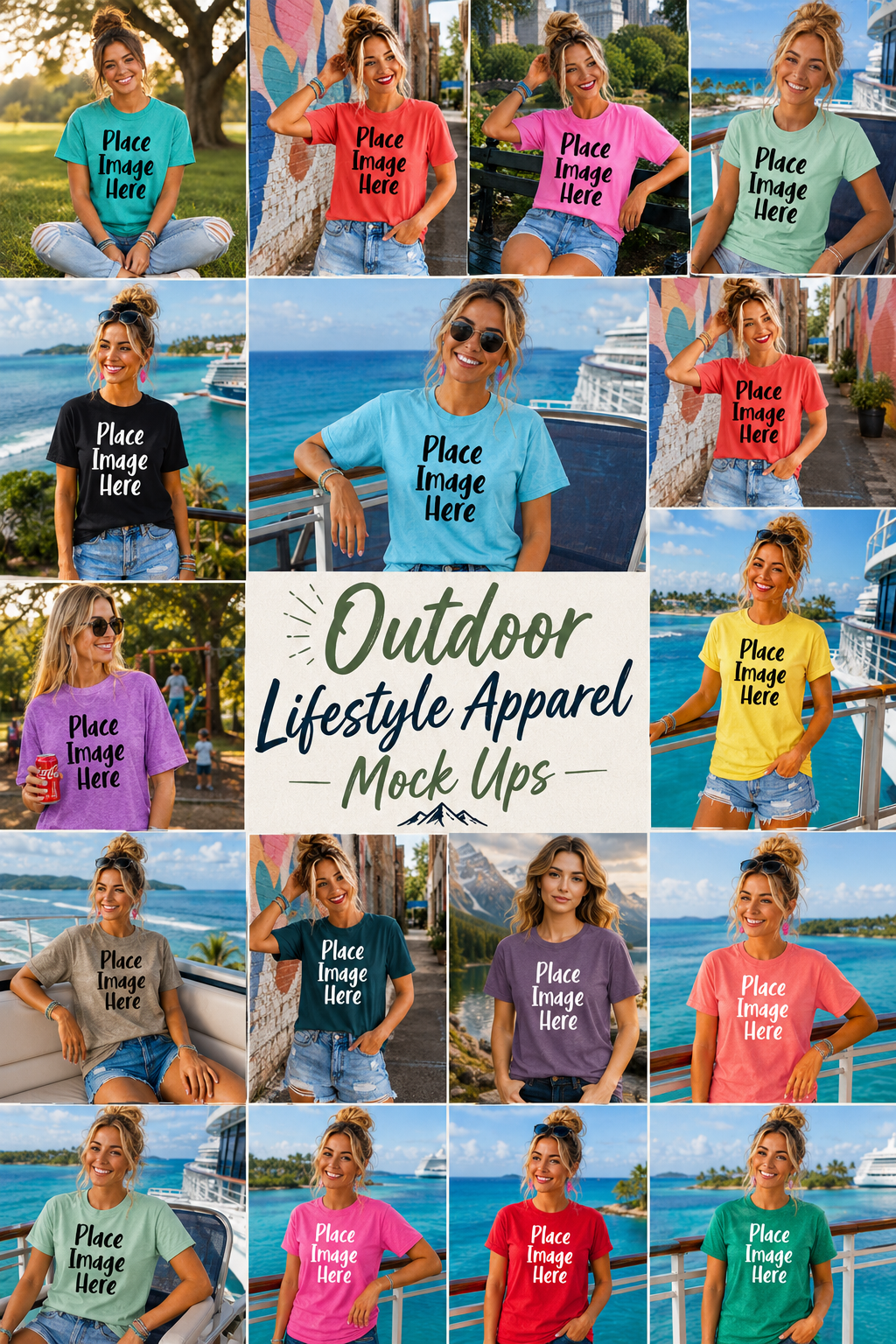 May-June-July Apparel Mock Up Drives (Large Variety of Themes, Brands, and Colors)