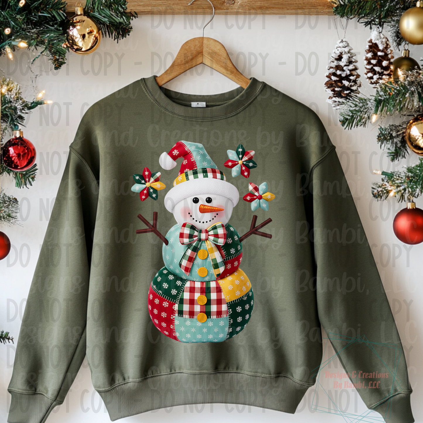 Patchwork Santa Multipatterns