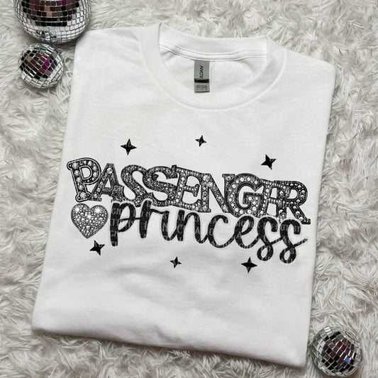 Faux Rhinestones Passenger Princess