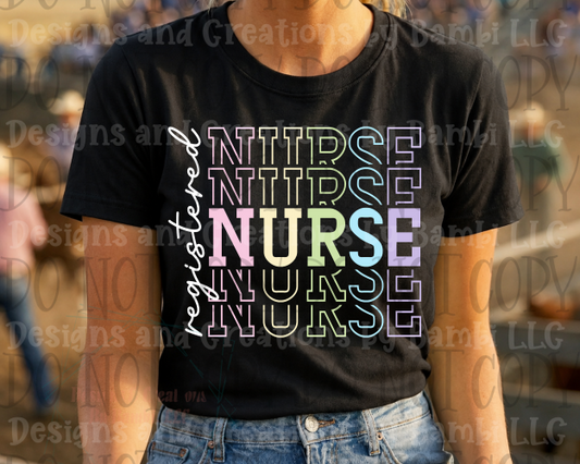 Pastel Nurse Stacked