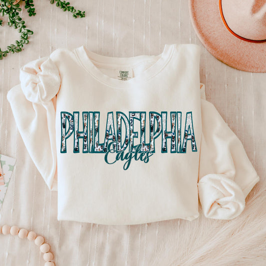 Philadelphia Eagles Block Letters