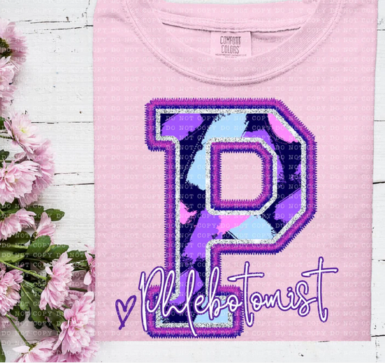 Purple Brushstrokes Healthcare Collection