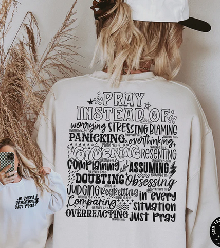 Pray Instead Of Pocket/Back