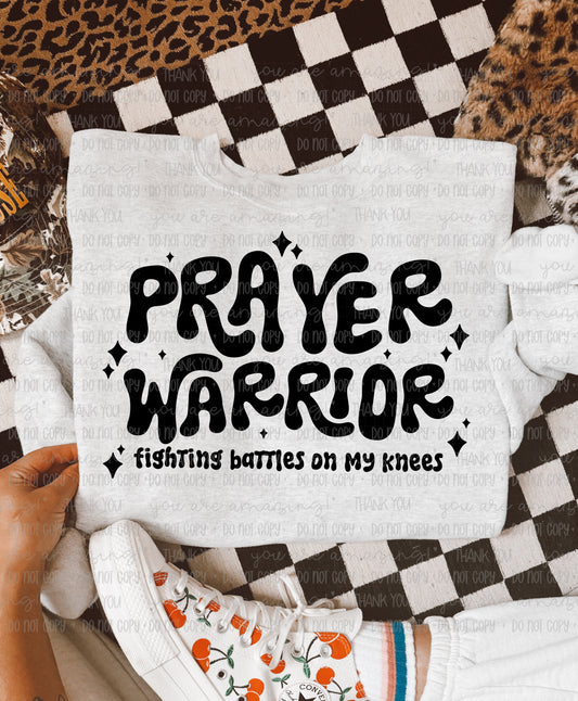 Prayer Warrior Retro Black Font