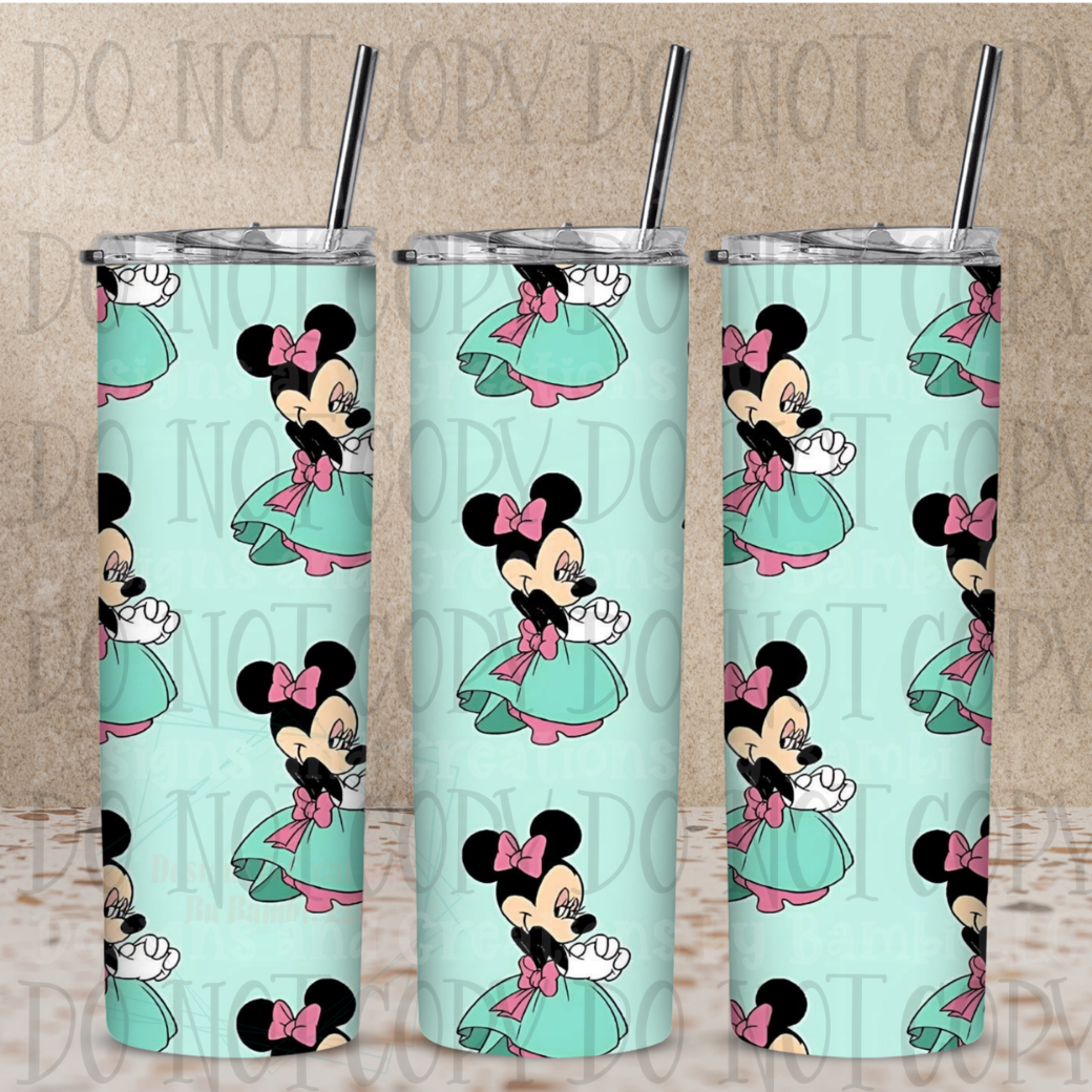 20oz Sublimation Praying Minnie Tumbler
