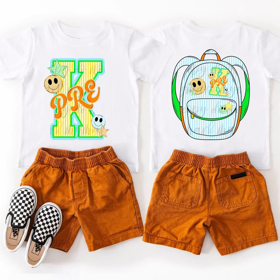 Seersucker Back To Schoo (Front/Back) Collection (Boy)