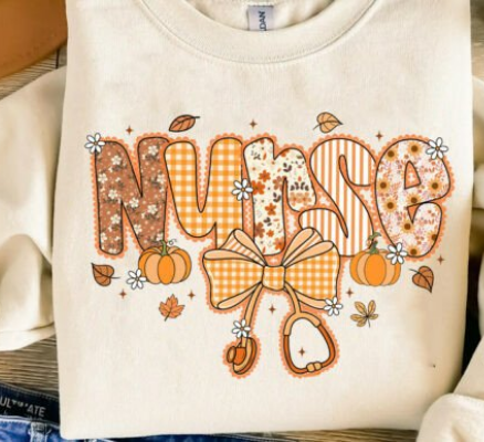 Preppy Nurse Fall Themed
