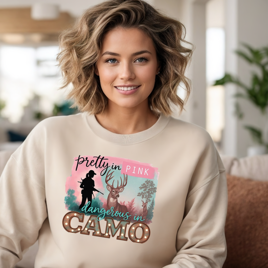 Pretty In Pink with Deer