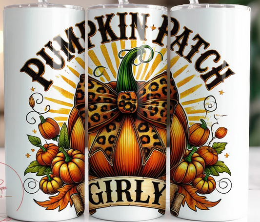 Pumpkin Patch Girlie 20 oz Tumbler