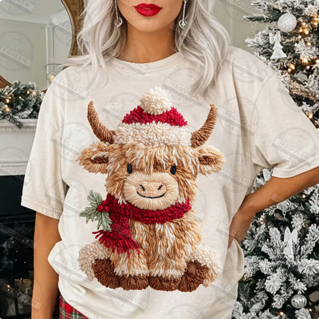 Christmas Highland Cow Digital Bundle Collab