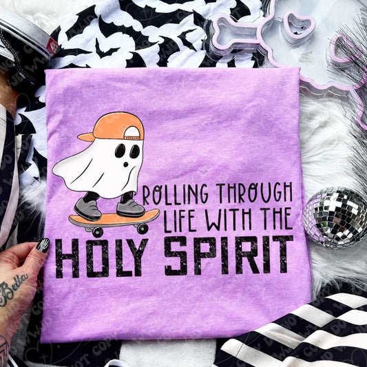 Rolling Through Life With The Holy spirit Black Font