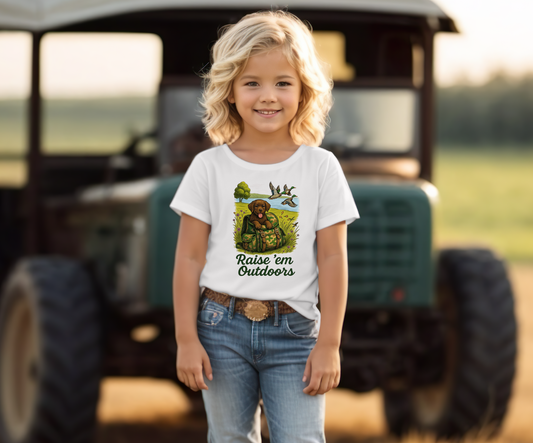 Raise 'Em Outdoors With Dog