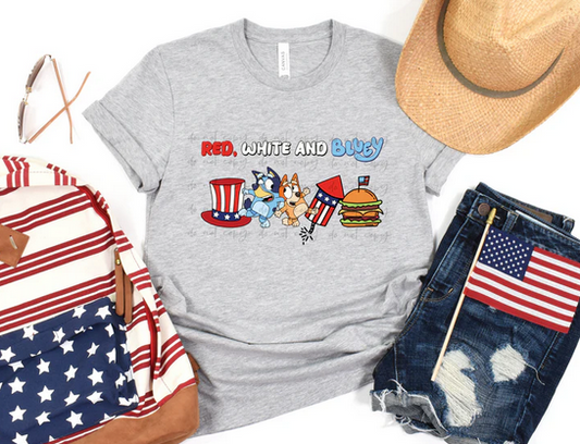 Red, White, and Blue Family Fireworks and Burger