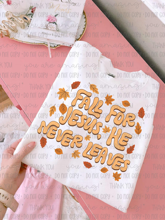 Retro Font Fall for Jesus