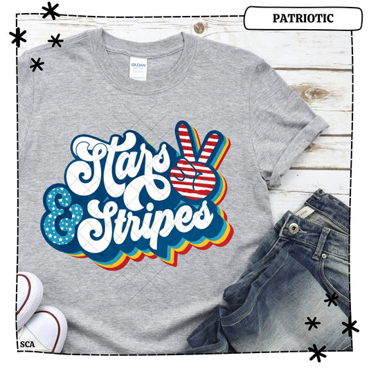 Retro Stars and Stripes Patriotic