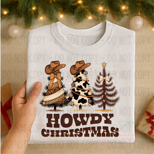 Retro Western Howdy Christmas