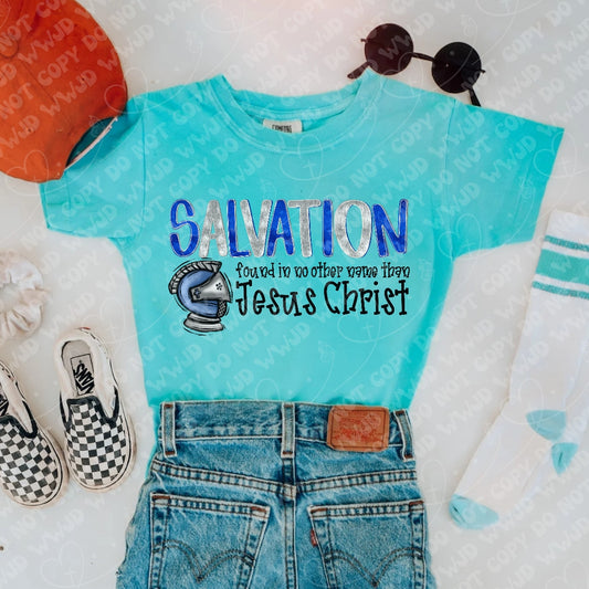 Salvation Blue Font