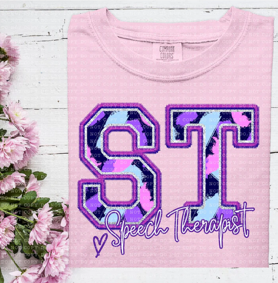 Purple Brushstrokes Healthcare Collection