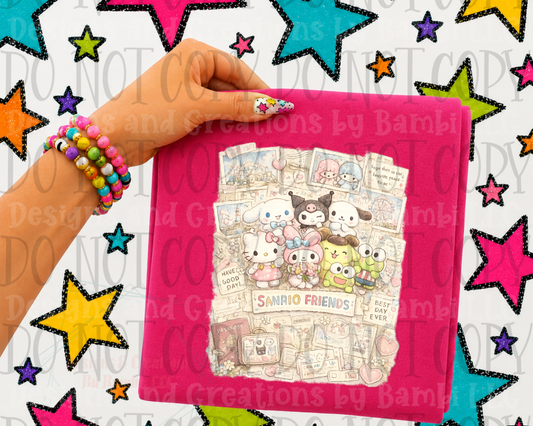 Sanorio Friends Collage