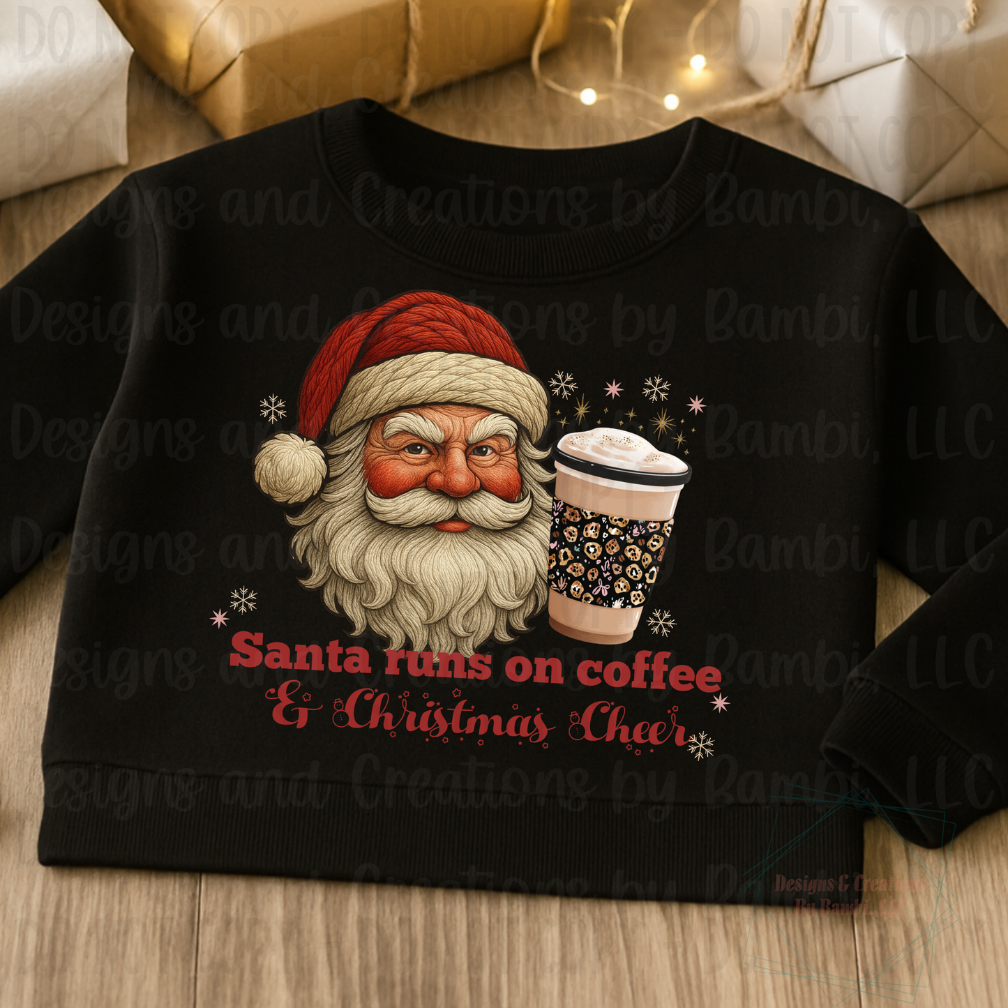 Santa Runs on Coffee and Christmas Cheer