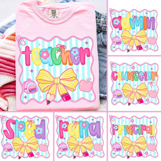 Colorful Occupational Back To School Collection