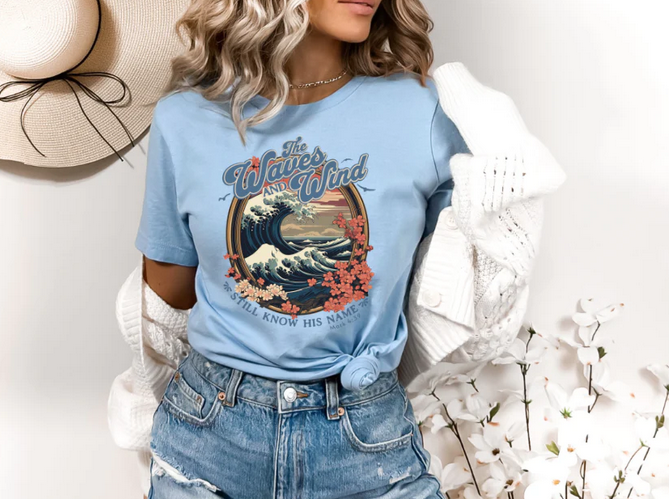 The Waves and Wind Completed Shirt- Adult